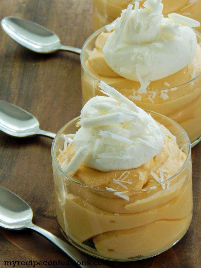 30 Minute Butterscotch Mousse Recipe  |via myrecipeconfessions.com