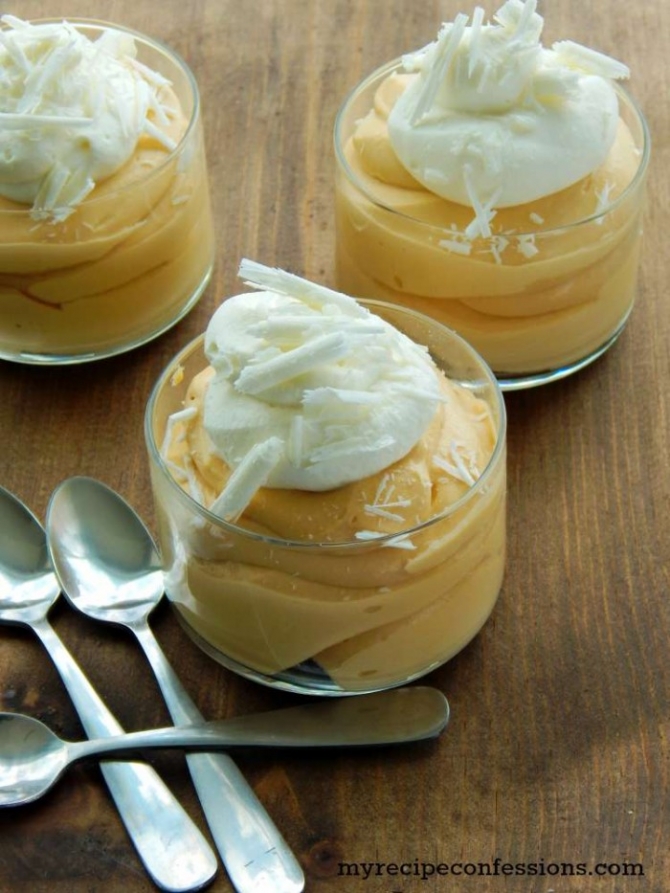 30 Minute Butterscotch Mousse Recipe |via myrecipeconfessions.com