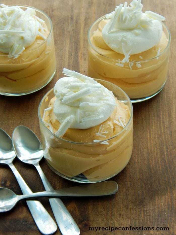 30 Minute Butterscotch Mousse Recipe  |via myrecipeconfessions.com