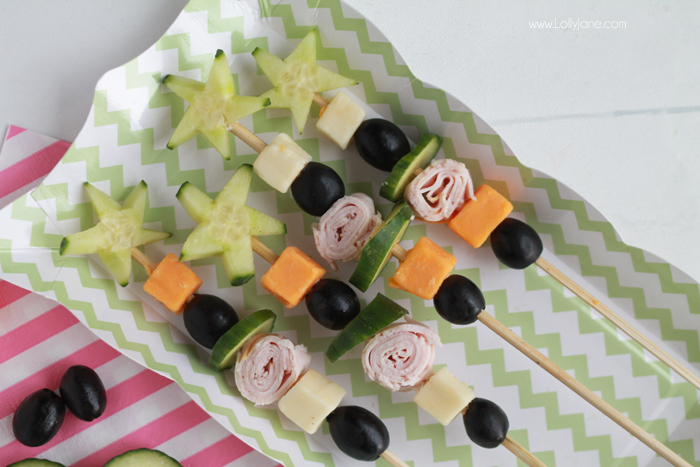 Kids Snack Veggie Skewers, perfect go-to or afternoon snack!