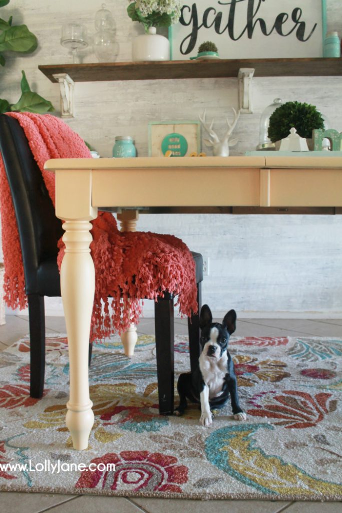 colorful-farmhouse-dining-room-table