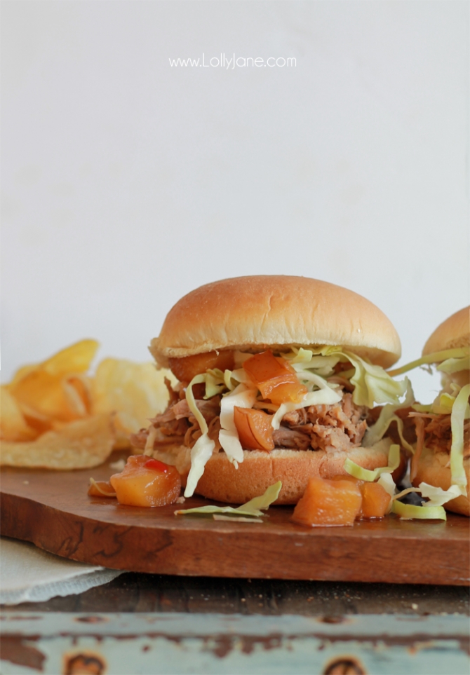 BBQ Pulled Pork Sliders - Real Mom Kitchen - Crock Pot