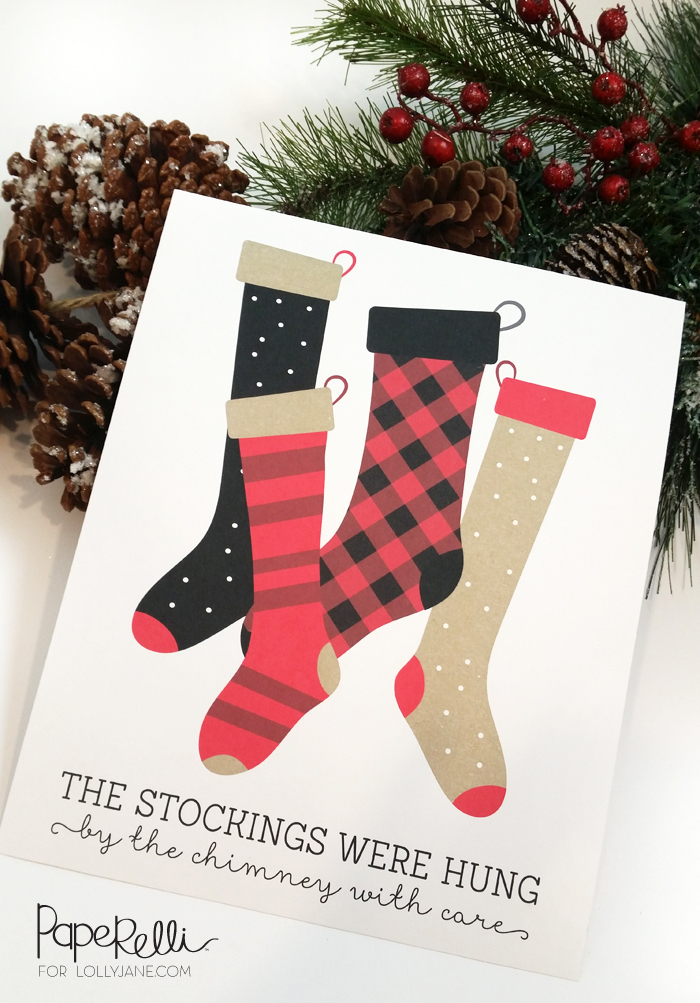 FREE Christmas Art Print | via Paperelli