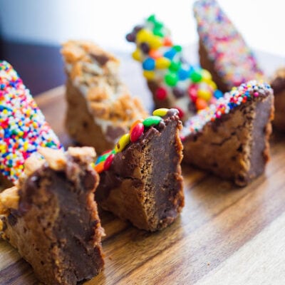 Candy Dipped Brownies