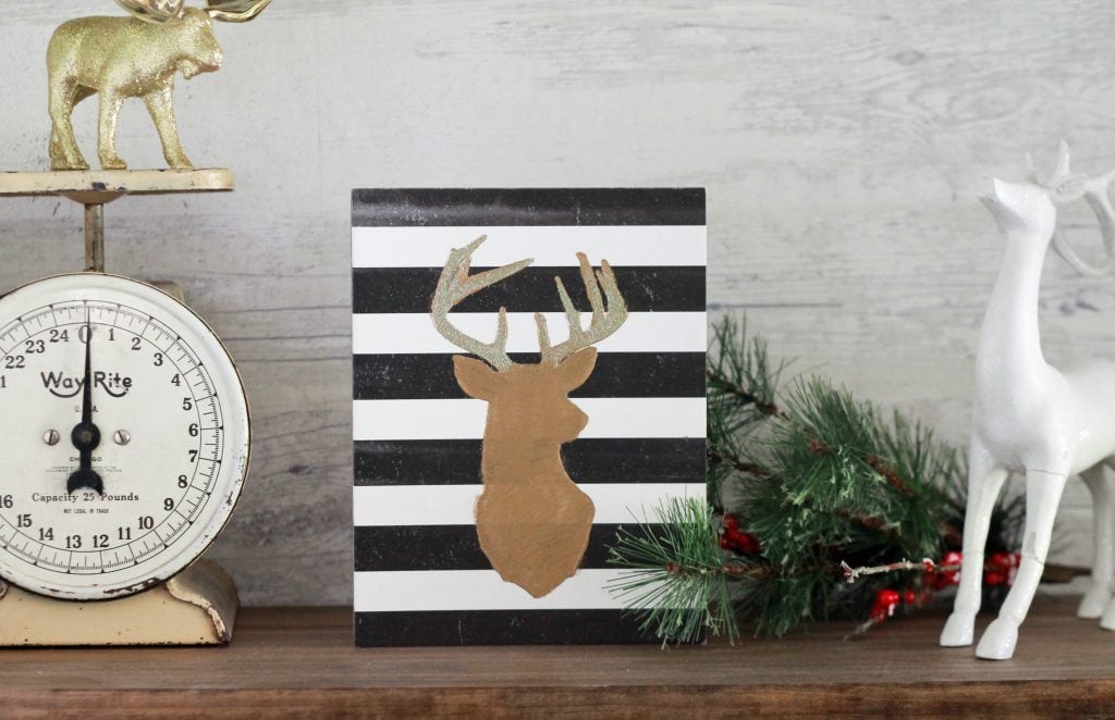 DIY Christmas Art in a crafternoon