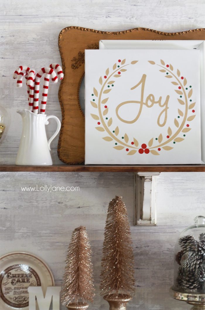 How to decorate your shelves for Christmas, easy and cute ideas!
