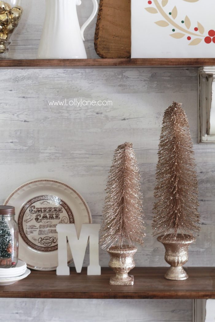 How to decorate your shelves for Christmas, easy and cute ideas!