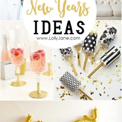 23 DIY New Years ideas