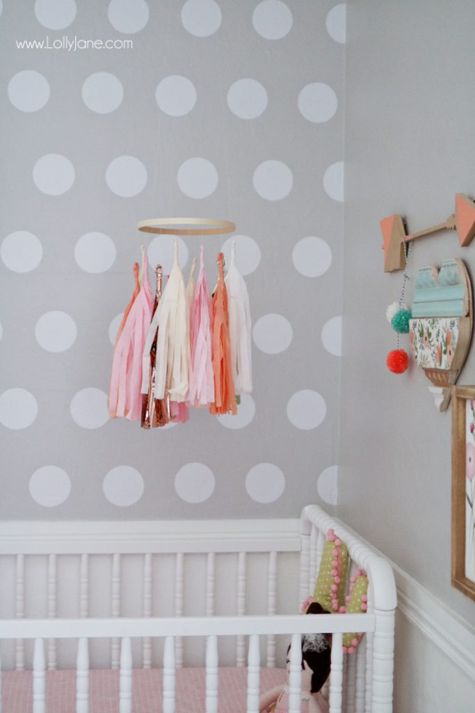 Cute Baby Girl Nursery GALLERY WALL Ideas!