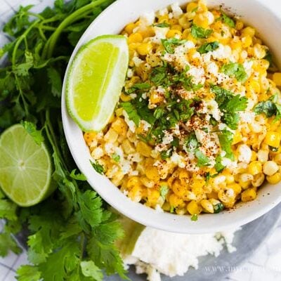 Yummy Street Corn- easy recipe! via MyNameIsSnickerdoodle.com