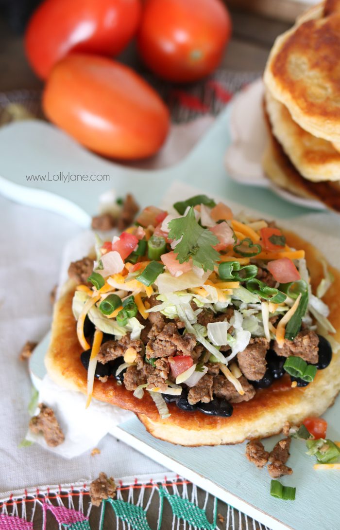 Quick and Easy Beef Navajo Tacos