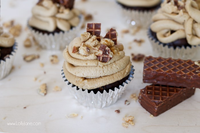 Nutty Bar Cupcakes