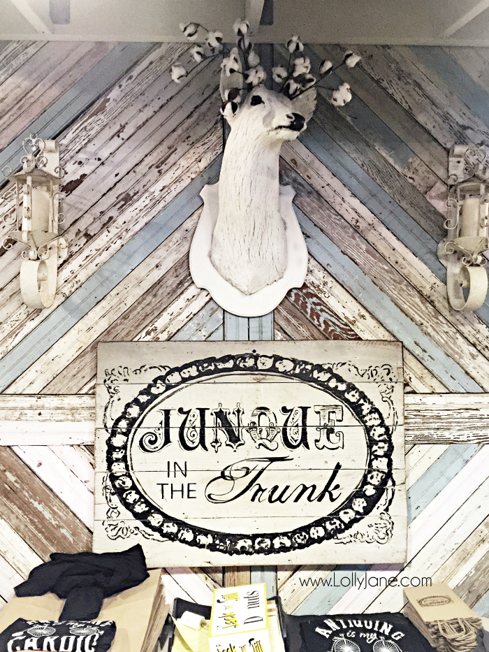 Places to visit in Waco, Texas: Junque in the Trunk thrift store in Waco. Lots of fun finds!