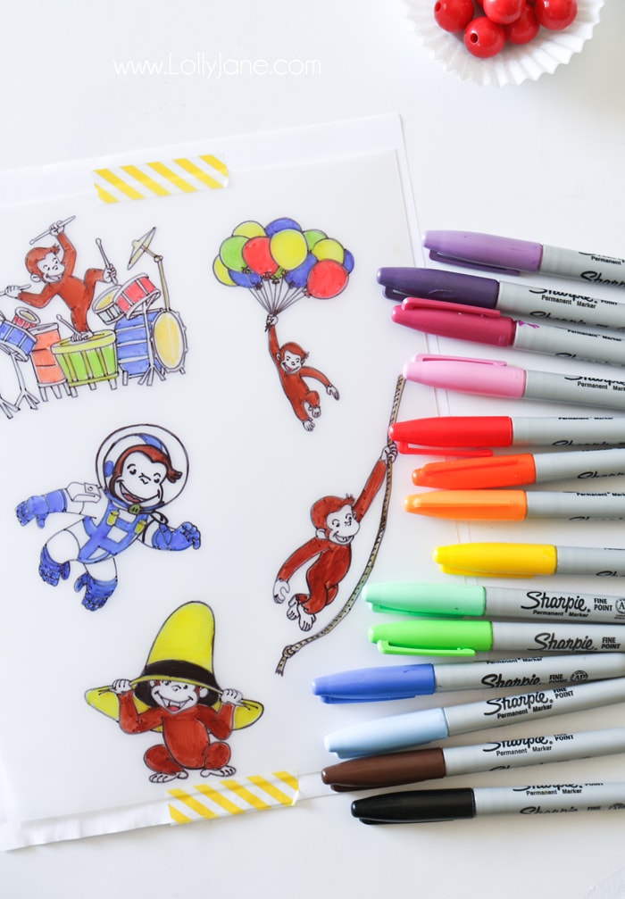 Curious George DIY Charms... perfect to sport on a bracelet or keychain for your own curious little George fan!