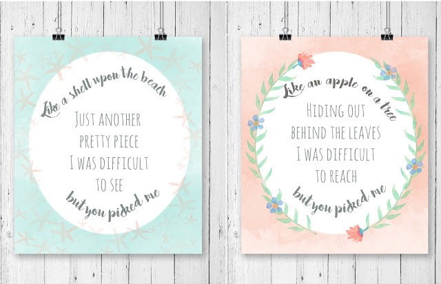 One Fine Frenzy, You Picked Me free printable. Love this printable home decor you picked me free print!