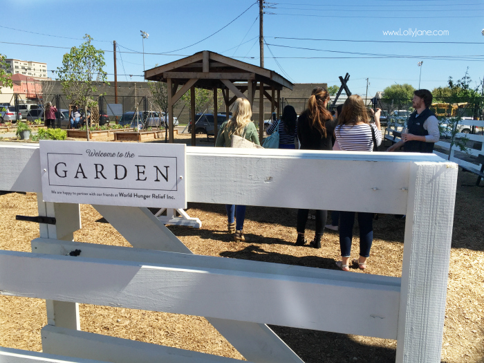 We loved to get a sneak peek into the new Magnolia Garden House (it was under construction, there was a gal dry brushing the shiplap walls, dreamy!). We left a wood cactus for our readers just for fun, it was cute to watch the winner find it! Such a dreamy front porch, right?