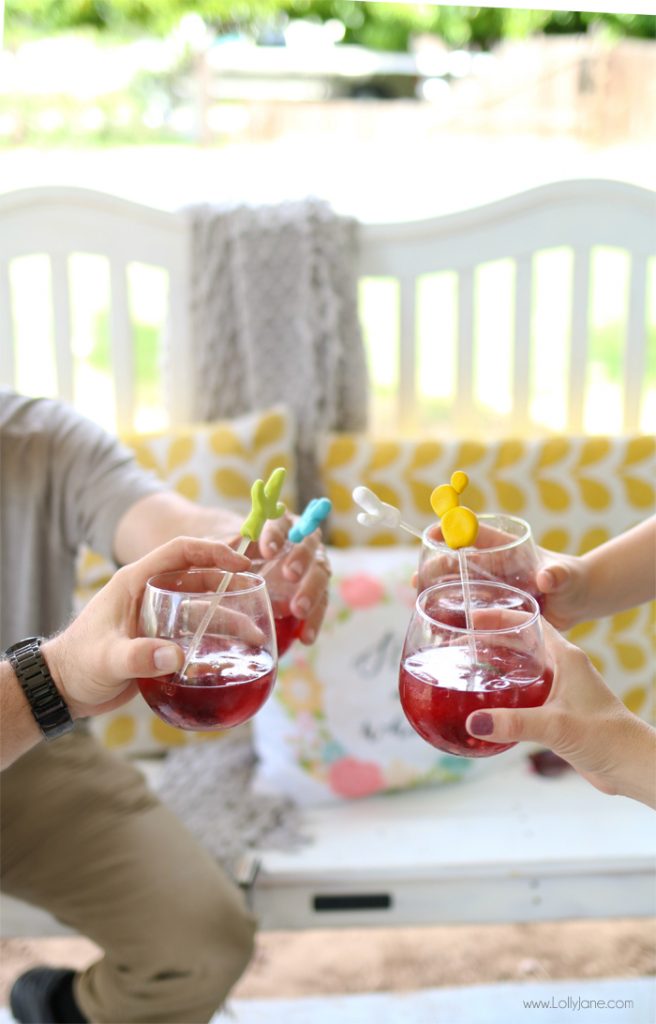 Cute DIY Cactus Drink Stirrer Stick