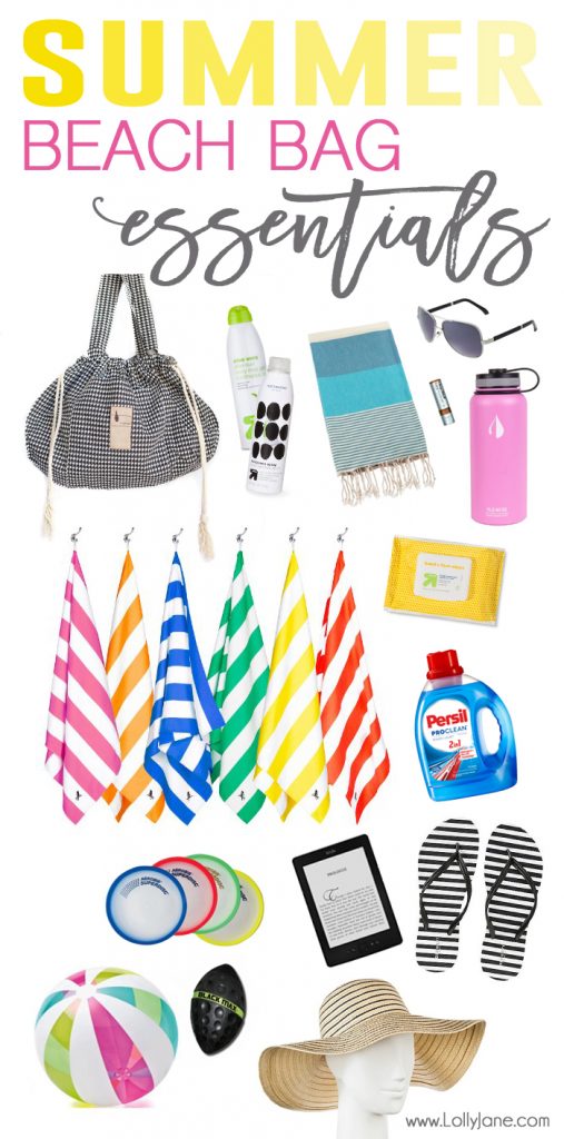 Summer Beach Bag Essentials Lolly Jane Summer Beach Bag Essentials Grab This List Of Everything You Need For A