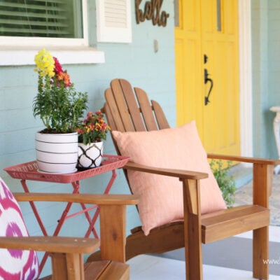 summer porch decor