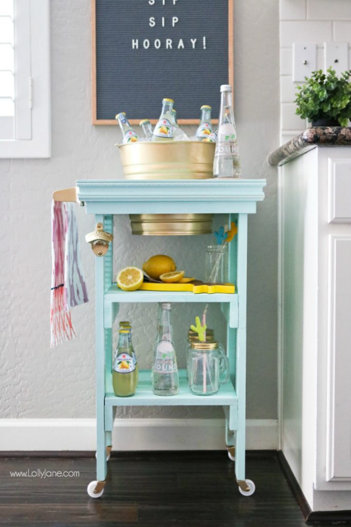 DIY Beverage Station - Lolly Jane