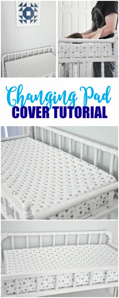 Einfache Wickelauflage Abdeckung Tutorial. Großartige Möglichkeit, das Kinderzimmer Ihres Babys mit diesem einfach zu befolgenden Wickelunterlage-Tutorial anzupassen. Große nähen tutorial!'s nursery with this easy to follow changing pad tutorial. Great sewing tutorial!