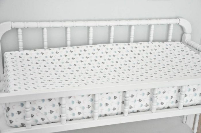 Spotted Cotton Changing Mat Cover - Ma Petite