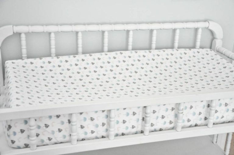 Simple Changing Pad Cover tutorial Lolly Jane