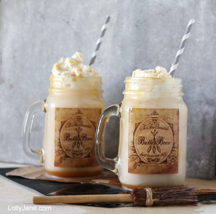 EASY butterbeer ice cream float