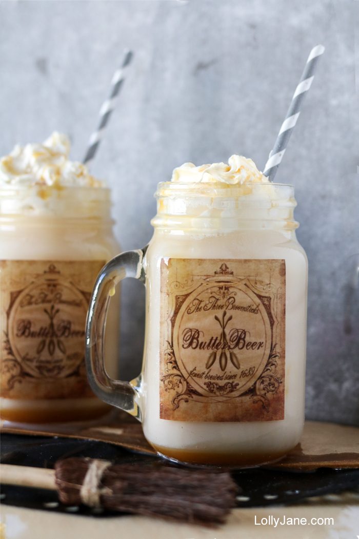 EASY and YUMMY Butterbeer Ice Cream Float!