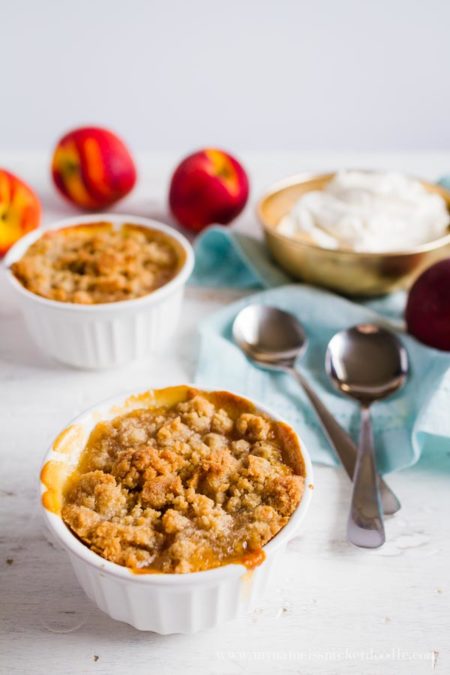 mini peach crisps recipe