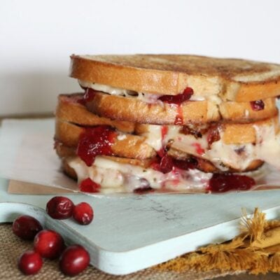 cranberry turkey grilled cheese