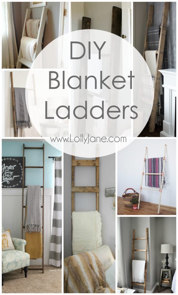 DIY Bathroom Storage Ladder - Clean and Scentsible