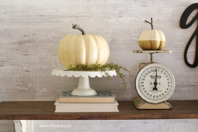 dining room fall tablescape - Lolly Jane