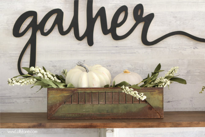 Dining Room Fall Tablescape - Lolly Jane