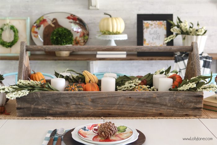 Easy Fall Tablescape Ideas to spruce up your space for autumn! Love BHG's new fall line, gorgeous! Perfect farmhouse chic styling!