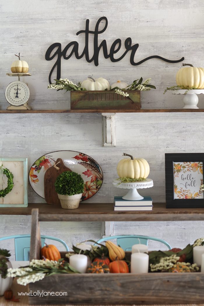 Easy Fall Tablescape Ideas to spruce up your space for autumn! Love BHG's new fall line, gorgeous!