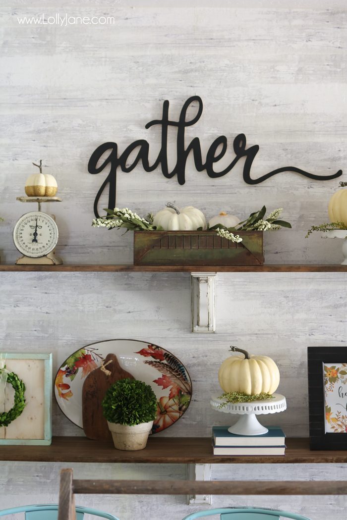 Easy Fall Tablescape Ideas to spruce up your space for autumn! Love BHG's new fall line, gorgeous!