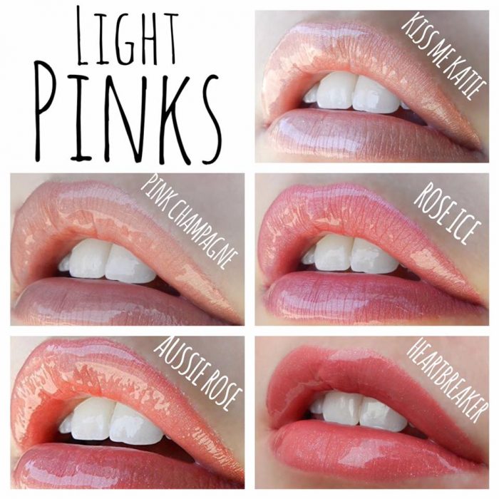 Light Pink Color Chart