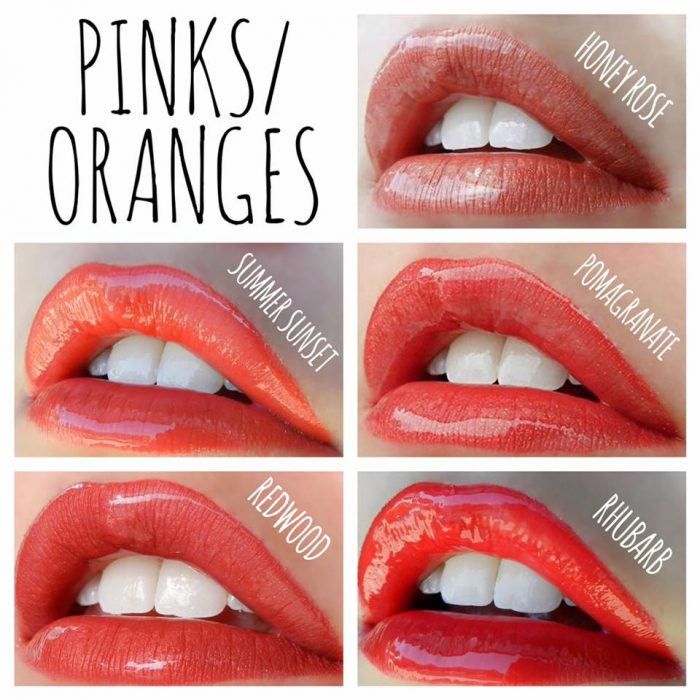 Lipsense Gloss Chart