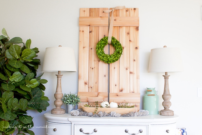 DIY cedar shutters tutorial