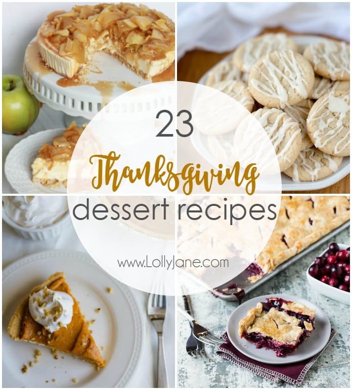 23 Thanksgiving Dessert Recipes