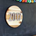 DIY 2017 New Years Wall Decor
