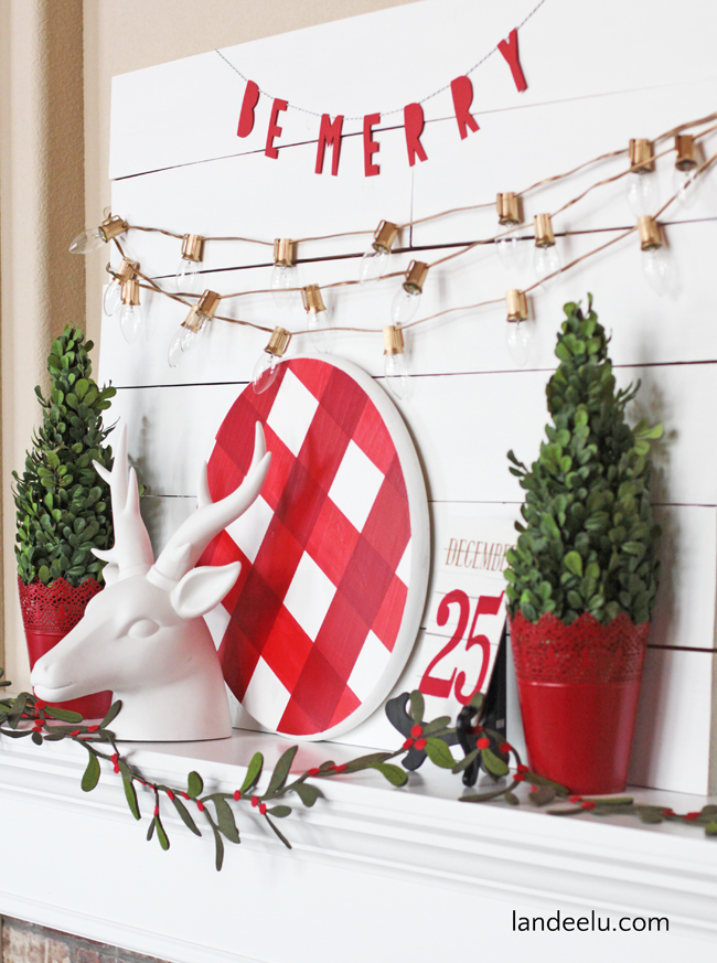 Buffalo Check Christmas Decor Ideas - Lolly Jane