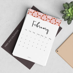 50+ 2017 FREE printable calendars - Lolly Jane