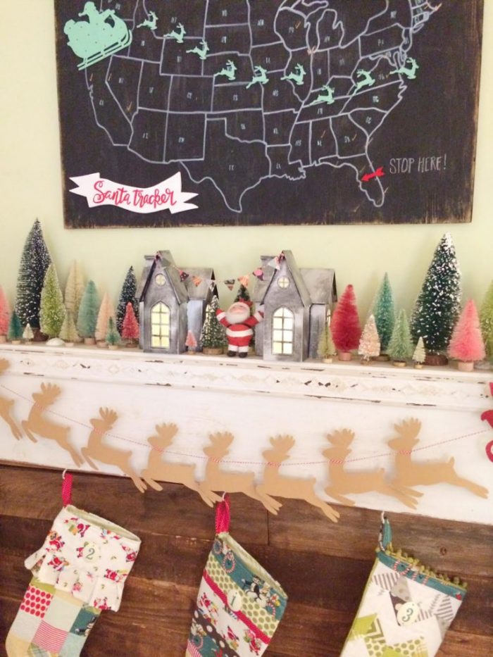 DIY Zinc Christmas Village Houses tutorial, so darn cute! I can't wait to make these!!