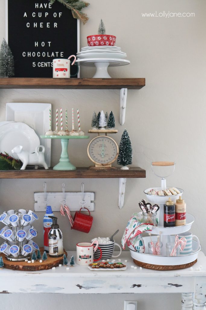 Hot Chocolate Bar Ideas, cute!!