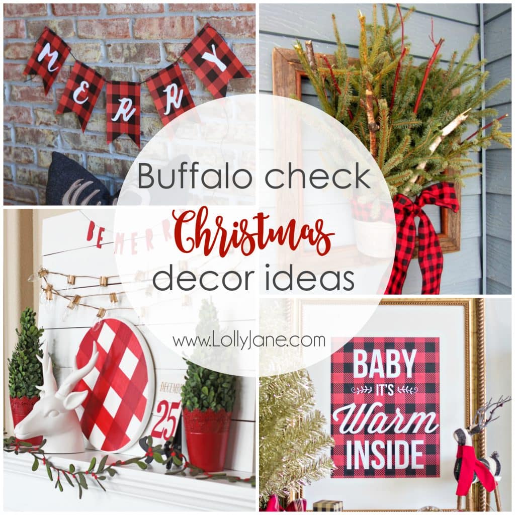 Buffalo Check Christmas Decor Ideas - The Girl Creative