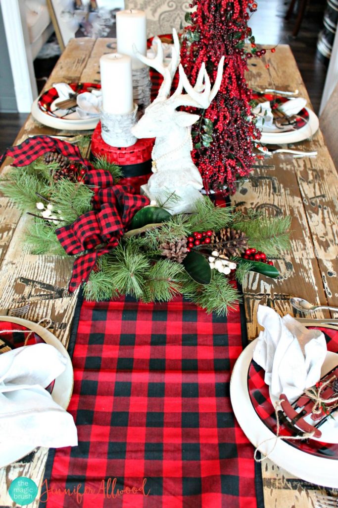 Buffalo Check Christmas Decor Ideas - Lolly Jane