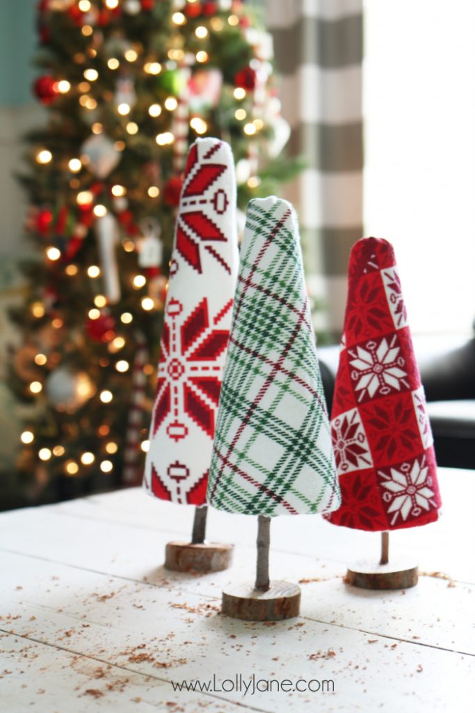 Diy Ugly Sweater Trees Craft Lolly Jane