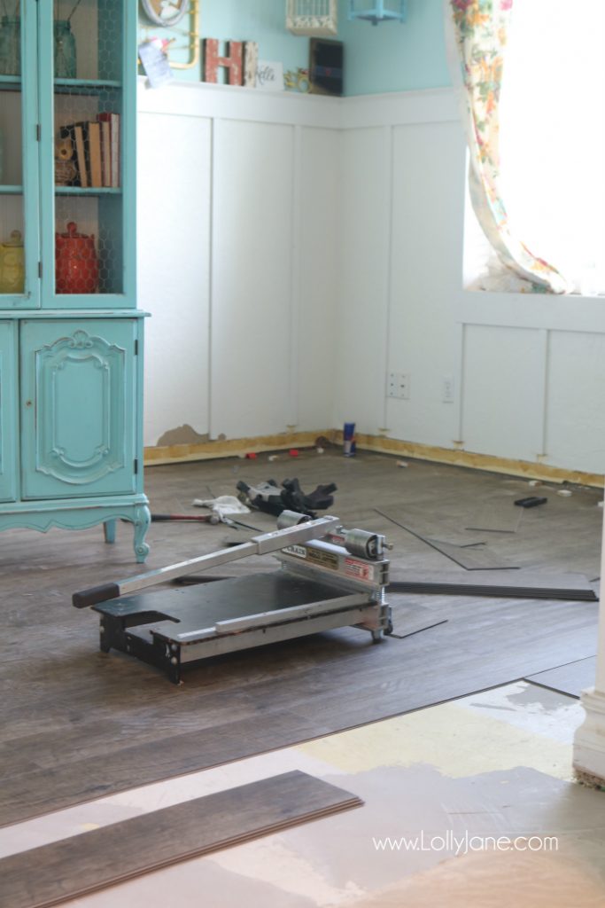 vinyl flooring installation